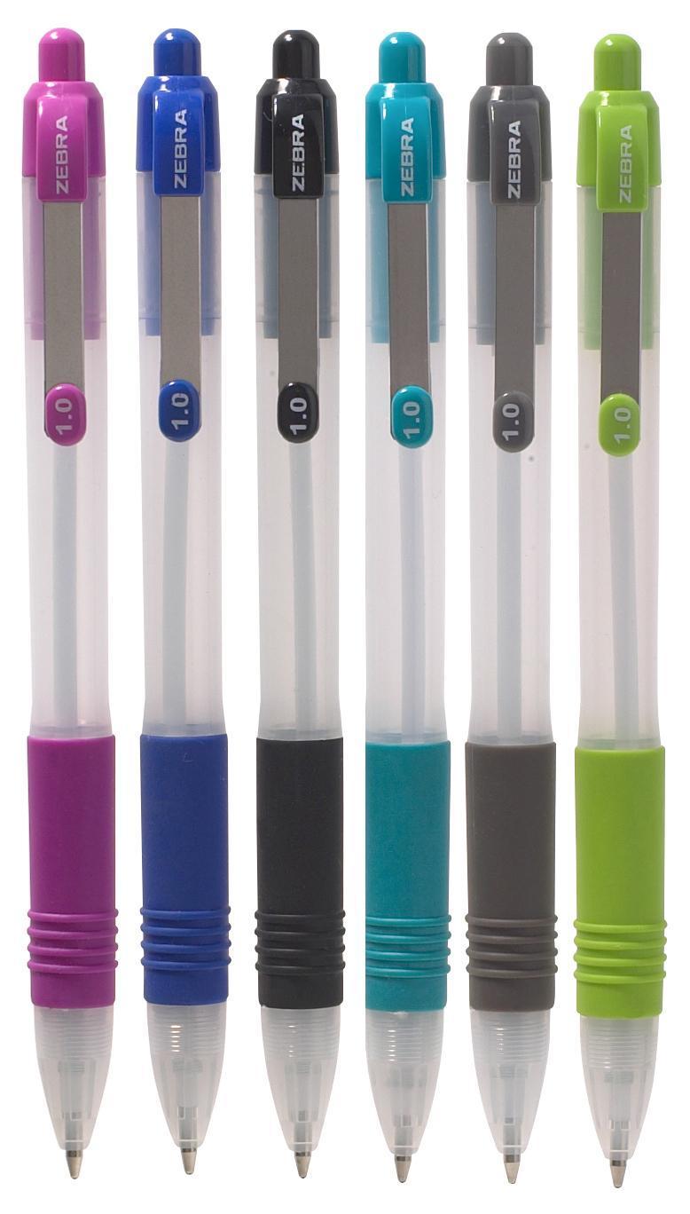 BOLIGRAFO RETRACTIL Z-GRIP ZEBRA 7520 NEGRO PUNTO MEDIANO