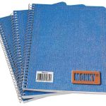 CUADERNO CON ESPIRAL FORMA FRANCESA MONKY 012 100 HOJAS CUADRO 7 MM.