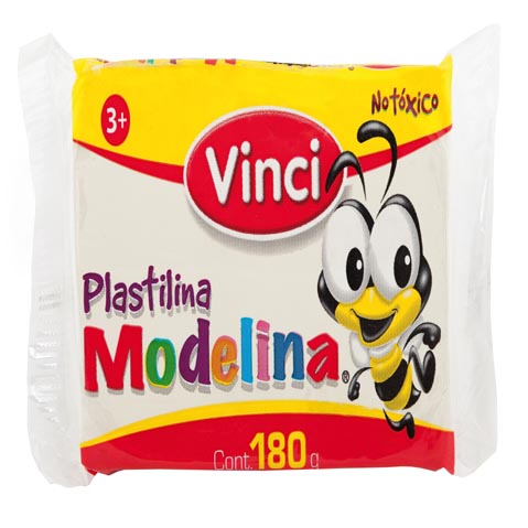 PLASTILINA MODELINA VINCI MARQUETA 180 GRS. #47 BLANCO