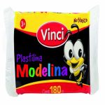 PLASTILINA MODELINA VINCI MARQUETA 180 GRS. #51 NEGRO