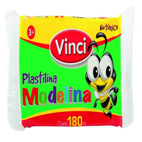 PLASTILINA MODELINA VINCI MARQUETA 180 GRS. #55 VERDE CLARO