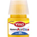 PINTURA ACRILICA VINCI 25ML 010 AMARILLO CLARO