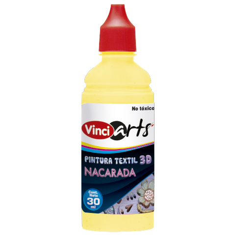 PINTURA TEXTIL VINCI 30 ML. 1025 MANGO NACARADO