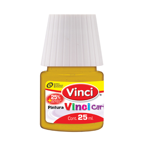 PINTURA PARA CARTEL VINCI 25 ML. 51 AMARILLO MEDIO