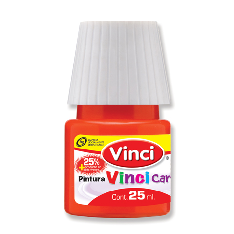 PINTURA PARA CARTEL VINCI 25 ML. 54A ROJO