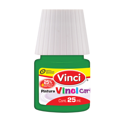 PINTURA PARA CARTEL VINCI 25 ML. 62A VERDE VERONES