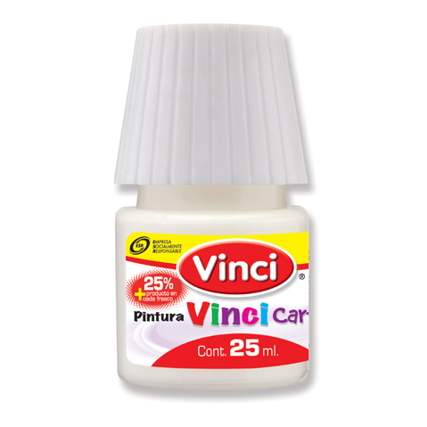 PINTURA PARA CARTEL VINCI 25 ML. 72 BLANCO PARA LETRERO