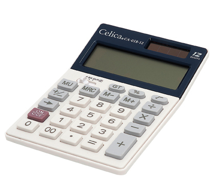 CALCULADORA DE ESCRITORIO CELICA CA-018-12 12 DIGITOS