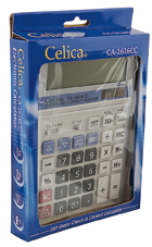 CALCULADORA CELICA CA-2626 CHECA Y CORRIGE 12 DIGITOS