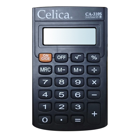 CALCULADORA DE BOLSILLO CELICA CA-310S 8 DIGITOS DE BATERIA