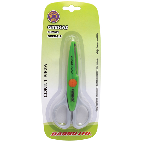 TIJERA GREKAS 2 BARRILITO CURVAS 5.25 PULGADAS