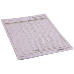 FORMA TECNOFORM  304 REPORTE DE COBRANZA CARTA BLOCK CON 25 JUEGOS