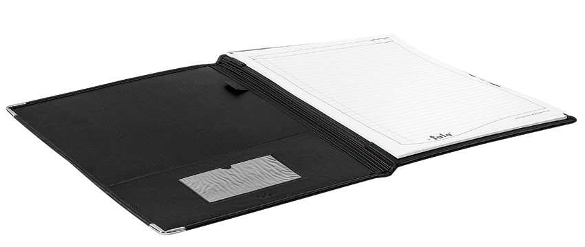 PORTABLOCK TALA T-151 CARTA CURPIEL NEGRO CON BLOCK INCLUIDO