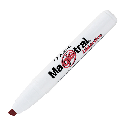 MARCADOR PARA PIZARRON BLANCO MAGISTRAL DIDACTICO 8350RO ROJO