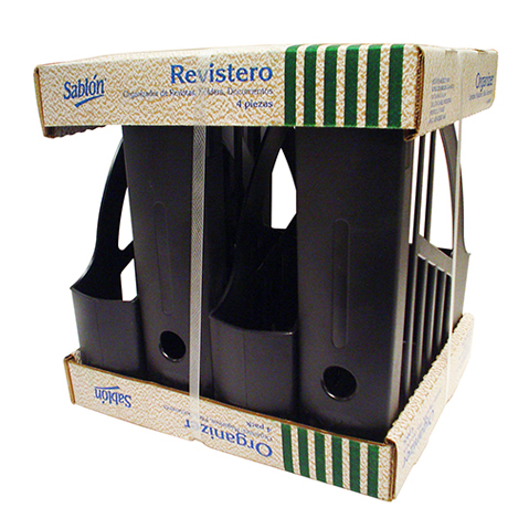 REVISTERO SABLON 4925NE NEGRO PAQUETE C/4