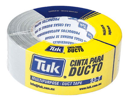 CINTA PARA DUCTOS TUK 93-T PLATA 48X50 USO INDUSTRIAL