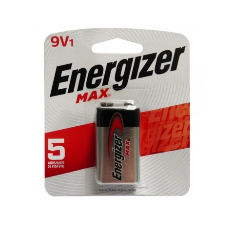 BATERIA ALCALINA ENERGIZER 522GB1 9 VOLTIOS CUADRADA BLISTER CON 1