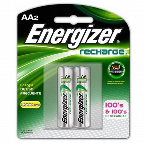 BATERIA RECARGABLE ENERGIZER NH15BP-2 MODELO AA BLISTER CON 2