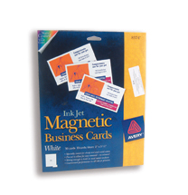 TARJETA DE PRESENTACION IMPRIMIBLE EN INKJET AVERY 8374 MAGNETICA PAQUETE CON 30