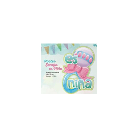 POSTER SONAJA ES NIÑA PADI 1150-5