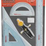 ESTUCHE DE  GEOMETRIA BACO TEKNO CON COMPAS DE PRECISION 600 GRANDE
