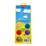 ACUARELA ESCOLAR BACO ESTUCHE PLASTICO C/12 Y PINCEL