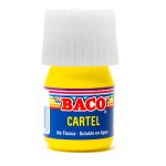 PINTURA PARA CARTEL BACO 20 ML 50 AMARILLO LIMON