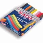 PLASTILINA BACO CAJA CON 10 BARRAS COLORES SURTIDOS TRADICIONALES
