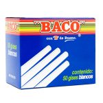 GIS BACO MOLDEADO G050 BLANCO CAJA CON  50