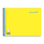 CUADERNO CON ESPIRAL FORMA ITALIANA ESTRELLA 172 100 HOJAS CUADRO 5 MM.