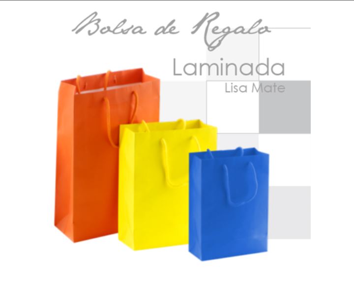 BOLSA PARA REGALO GALAS LAQUEADA MATE MORADO GRANDE