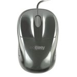 MOUSE ALAMBRICO EASY LINE EL-993339 GRIS CON NEGRO