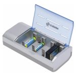 CARGADOR PARA BATERIAS STEREN CRG-500 UNIVERSAL PARA MODELOS AAA, AA, C, D Y 9V