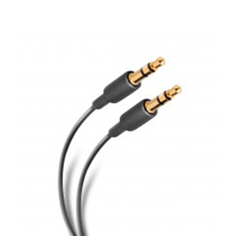 CABLE CONEXION STEREN 255-264NE PARA AUDIO 3.5MM NEGRO