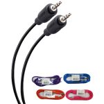 CABLE CONEXION STEREN 255-257/G PARA AUDIO 3.5 MM. NEGRO