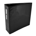 CARPETA DE ARGOLLAS CON VENTANA ARILLO ""O"" BINDERMAX 557RN CARTA NEGRA 3 PULGADAS