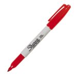 MARCADOR PERMANENTE SHARPIE FINO 30002 ROJO