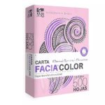 PAPEL BOND COPAMEX FACIA COLORES CARTA 37 KGS. ROSA PAQUETE CON 500