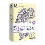 PAPEL BOND COPAMEX FACIA COLORES CARTA 37 KGS. CANARIO PAQUETE CON 500