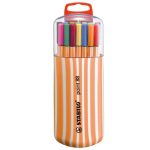 MARCADOR ROTULADOR STABILO POINT 88 820-02 TUBO PLASTICO CON 20