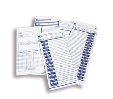 TARJETA PARA RELOJ CHECADOR T-6 QUINCENAL PAQUETE CON 250