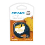 CINTA PARA ROTULADOR ELECTRONICO DYMO LETRATAG 18771 12X4MM PARA TELA BLANCO