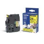 CINTA PARA ROTULADOR ELECTRONICO BROTHER TX2511PT XL NEGRO/BLANCO 24 MM.