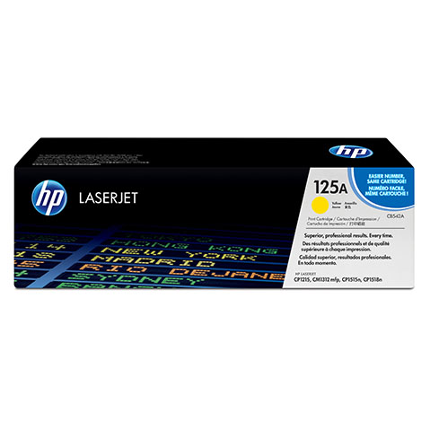 CARTUCHO TONER HP 125A CB542A LJ 1210/1215 AMARILLO