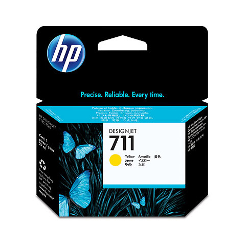 CARTUCHO INKJET HP 711  CZ 132A AMARILLO