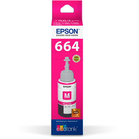 BOTELLA TINTA EPSON 664 T664320AL MAGENTA