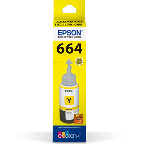 BOTELLA TINTA EPSON 664 T664420AL AMARILLO