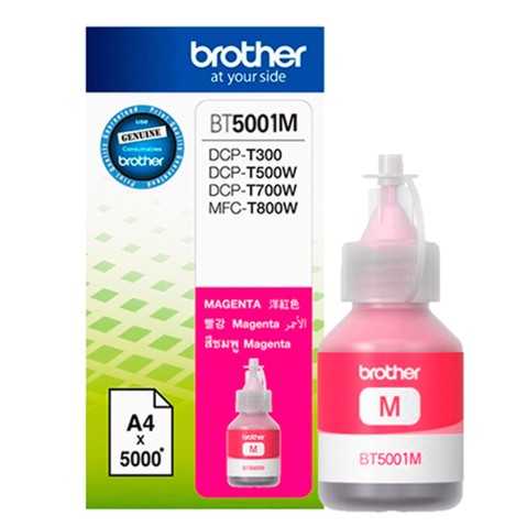 BOTELLA TINTA BROTHER BT-5001M MAGENTA