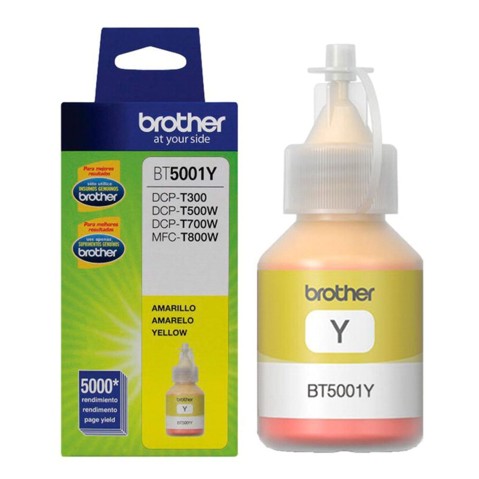 BOTELLA TINTA BROTHER BT-5001Y AMARILLO