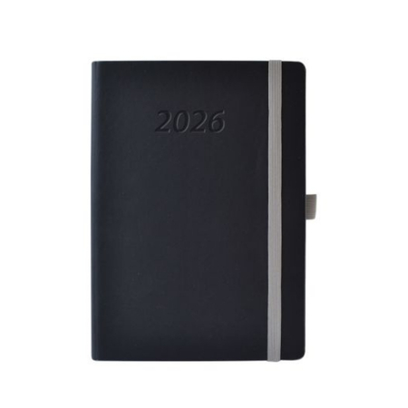 AGENDA DIARIA TUCSON SOFT TOUCH TUS213-26-NG NEGRO/GRIS 2026